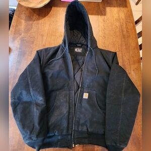 Carhartt Black Hooded J140 Jacket